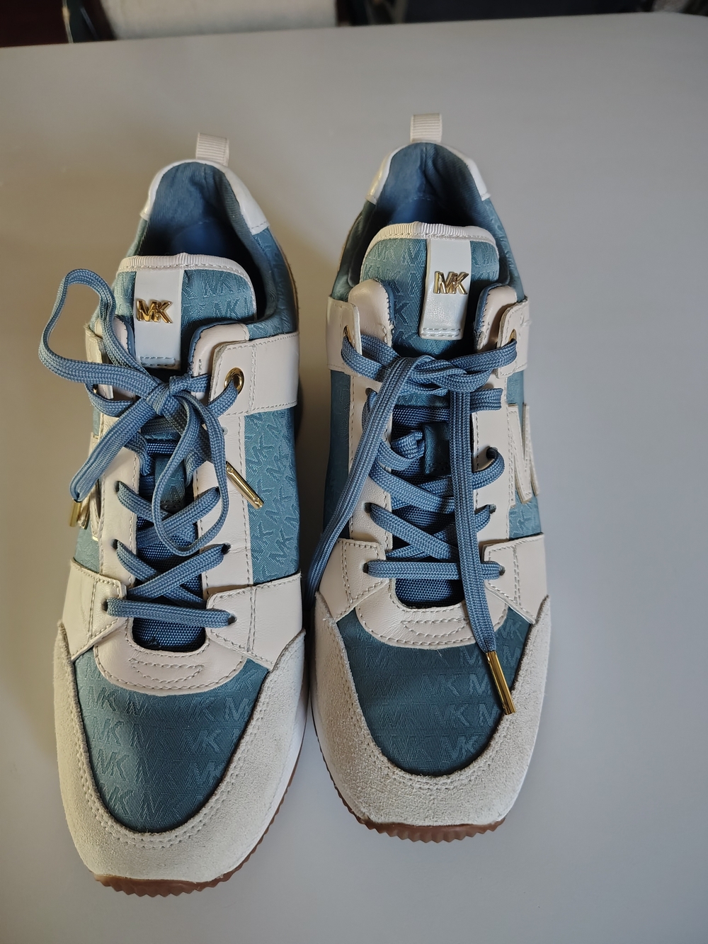 MICHAEL Michael Kors Georgie trainers, featuring a mixed-media design in a chamb